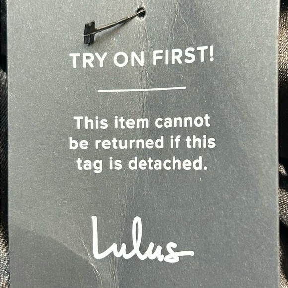 NWT Lulus Captured Your Heart Black Halter Maxi Dress, Side Slit, Plus Size 3X - Picture 12 of 16